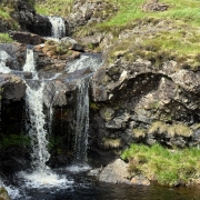 Isle of Skye Fairy Pools waterfall A waterfall at the Fairy Pools, Isle of Skye, Scotland
